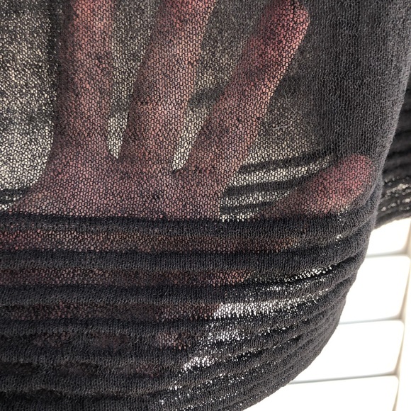 Vera Wang Sheer Knit Dress - Picture 9 of 10